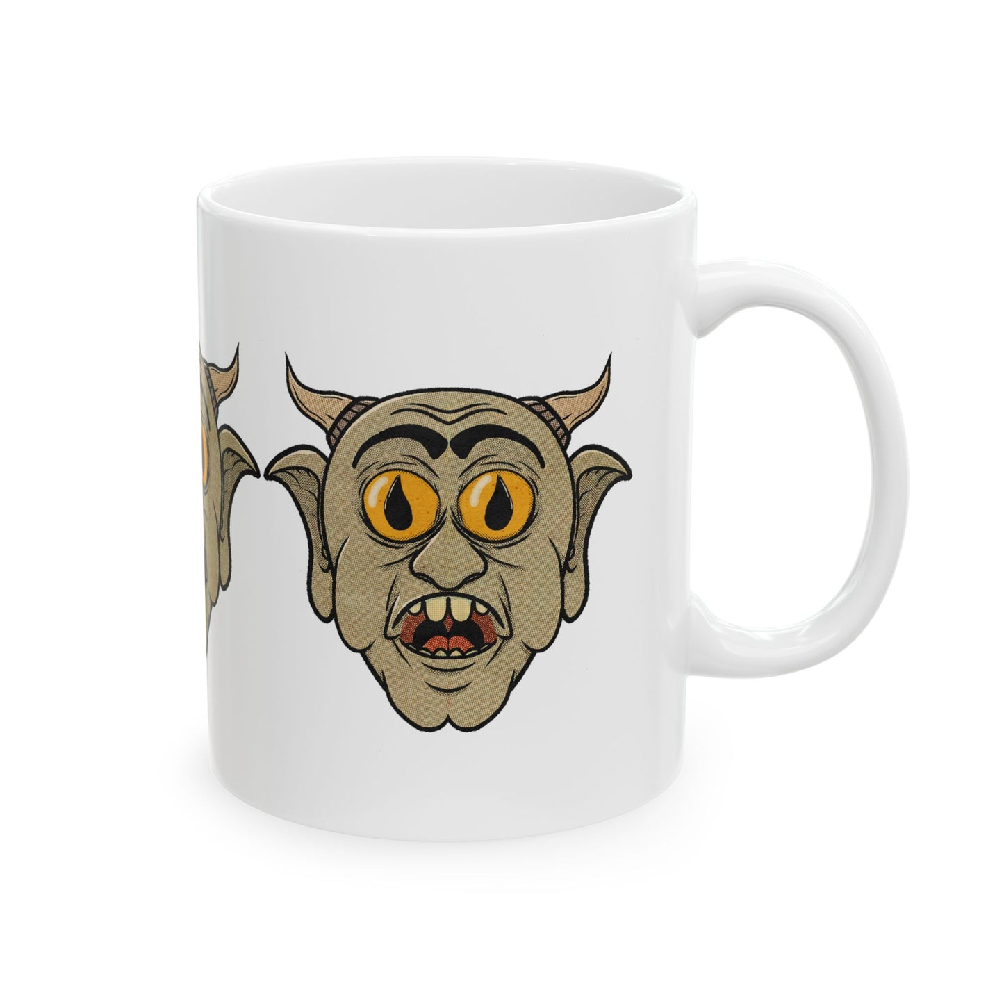 Mug - Cartoon Demon Head Design
