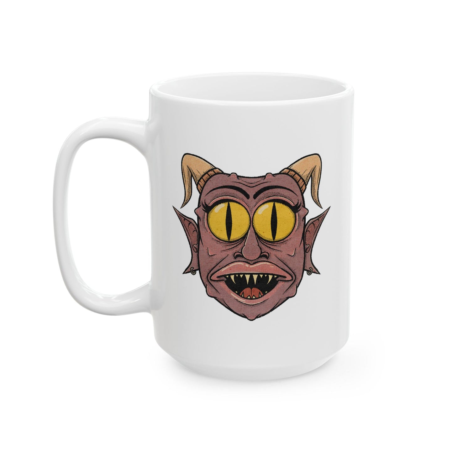 Mug - Cartoon Demon Head Design
