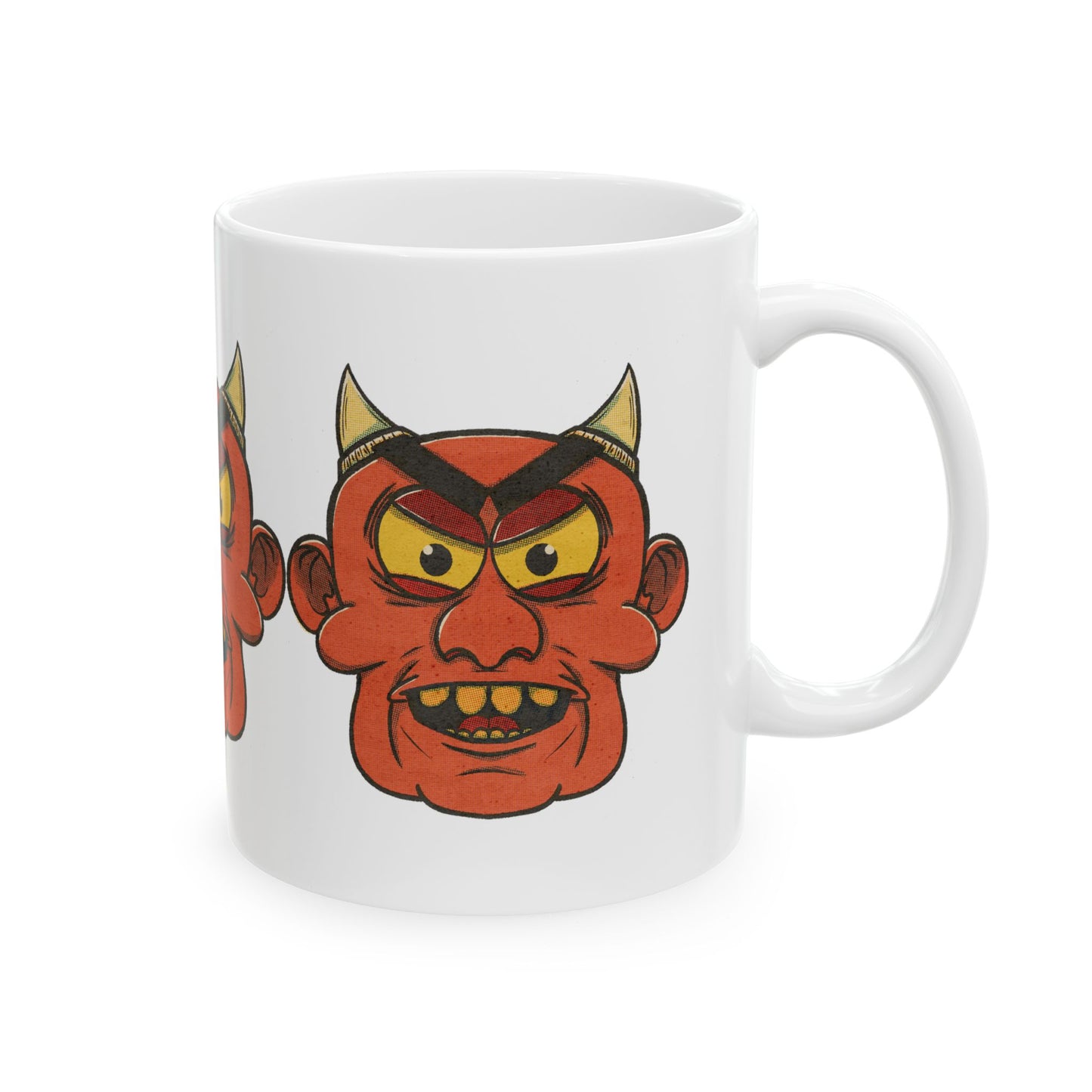 Mug - Cartoon Demon Head Design