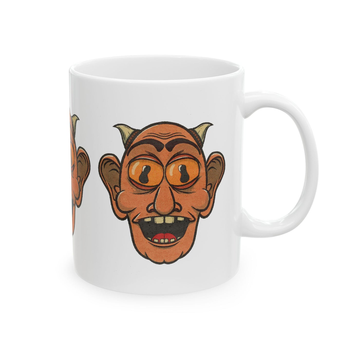 Mug - Cartoon Demon Head Design