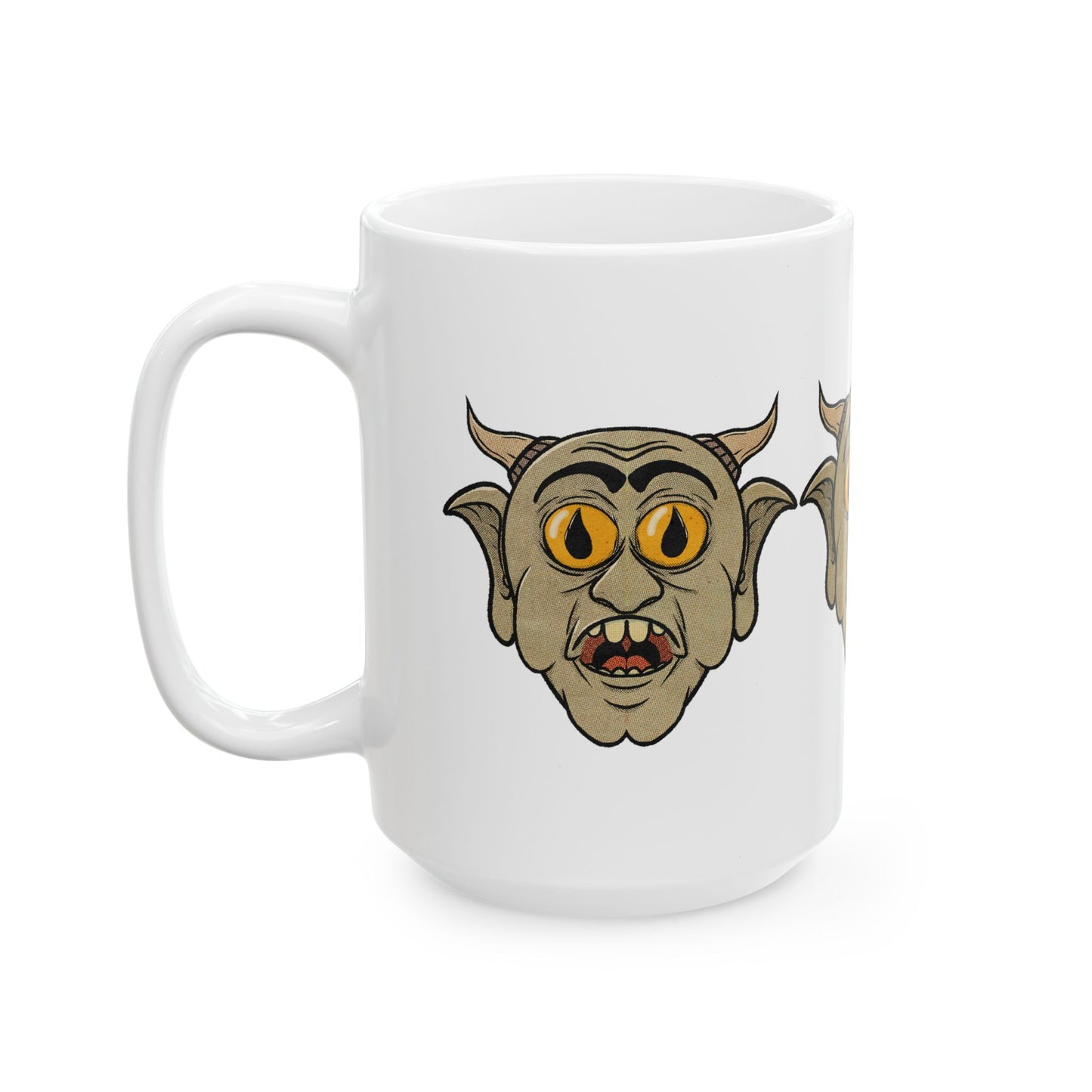 Mug - Cartoon Demon Head Design