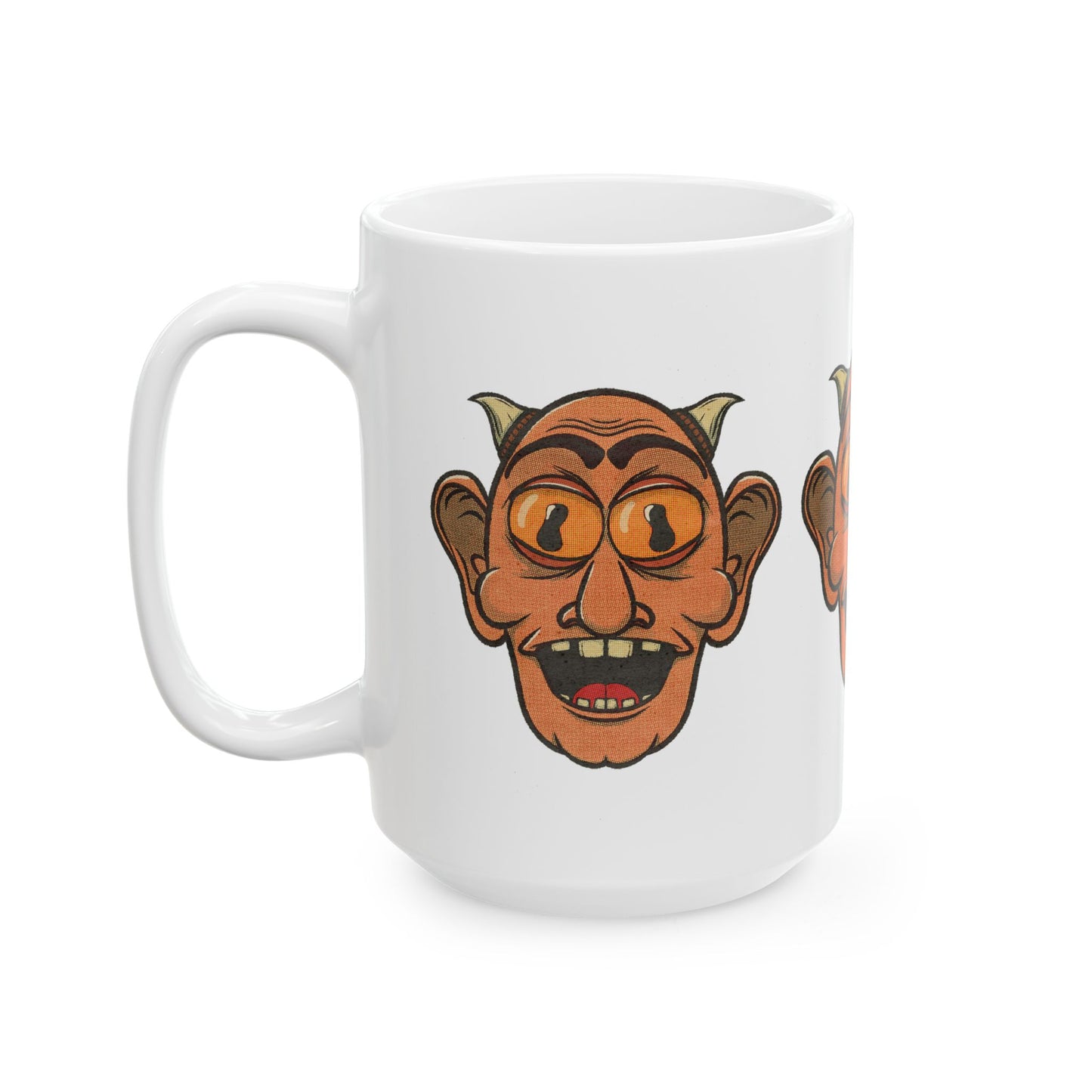 Mug - Cartoon Demon Head Design