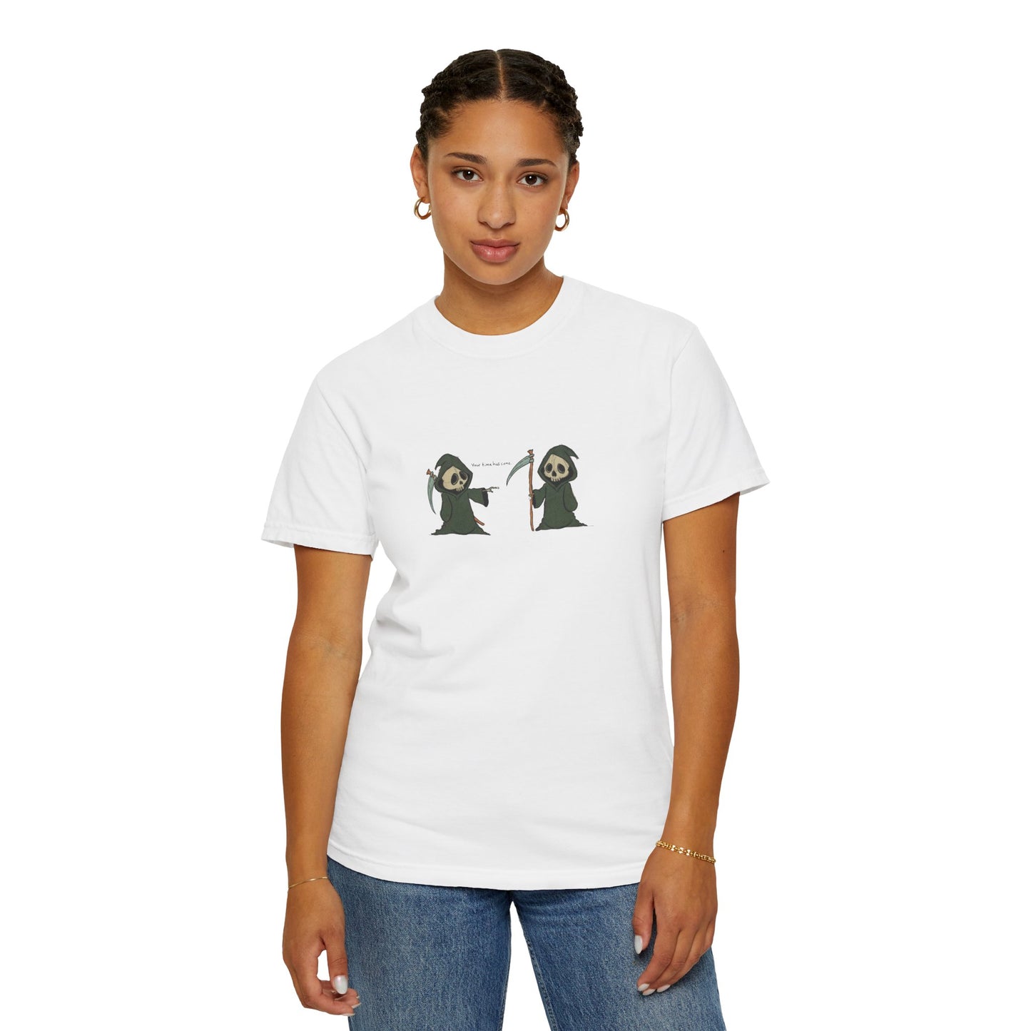 Cartoon Grim Reaper T-shirt