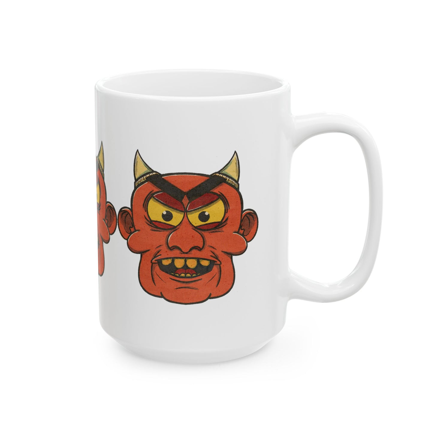 Mug - Cartoon Demon Head Design