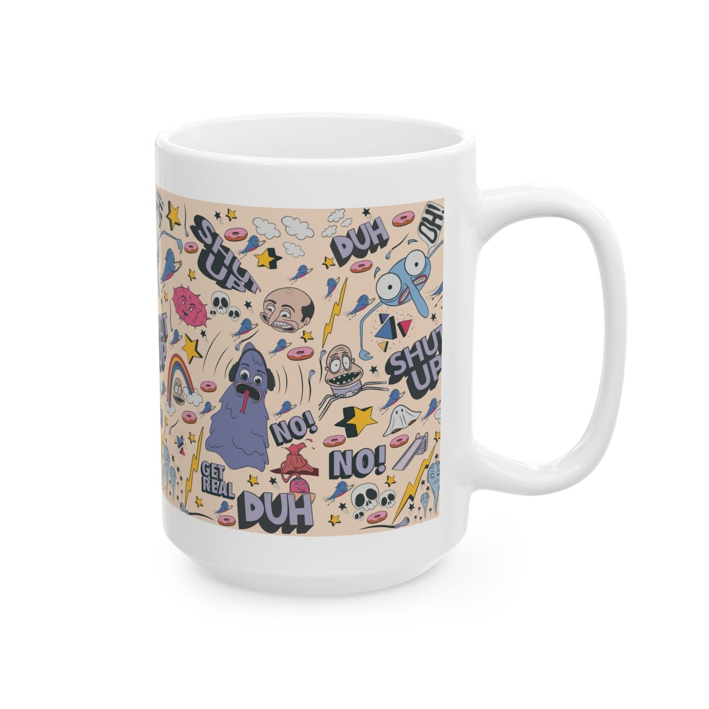 Fun Design Ceramic Mug, (11oz, 15oz)