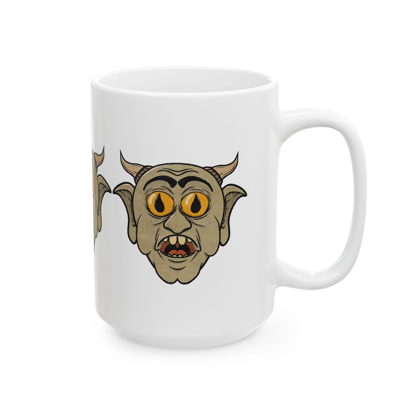 Mug - Cartoon Demon Head Design