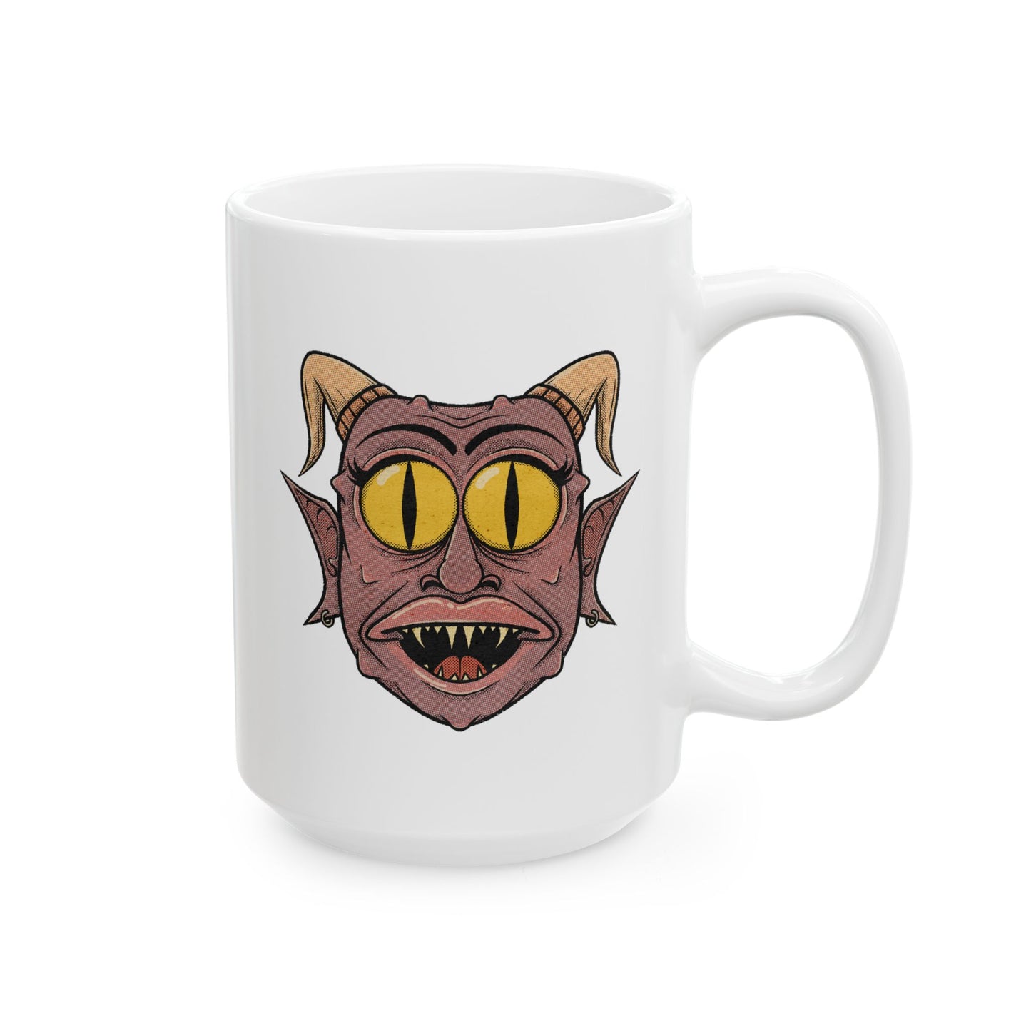 Mug - Cartoon Demon Head Design
