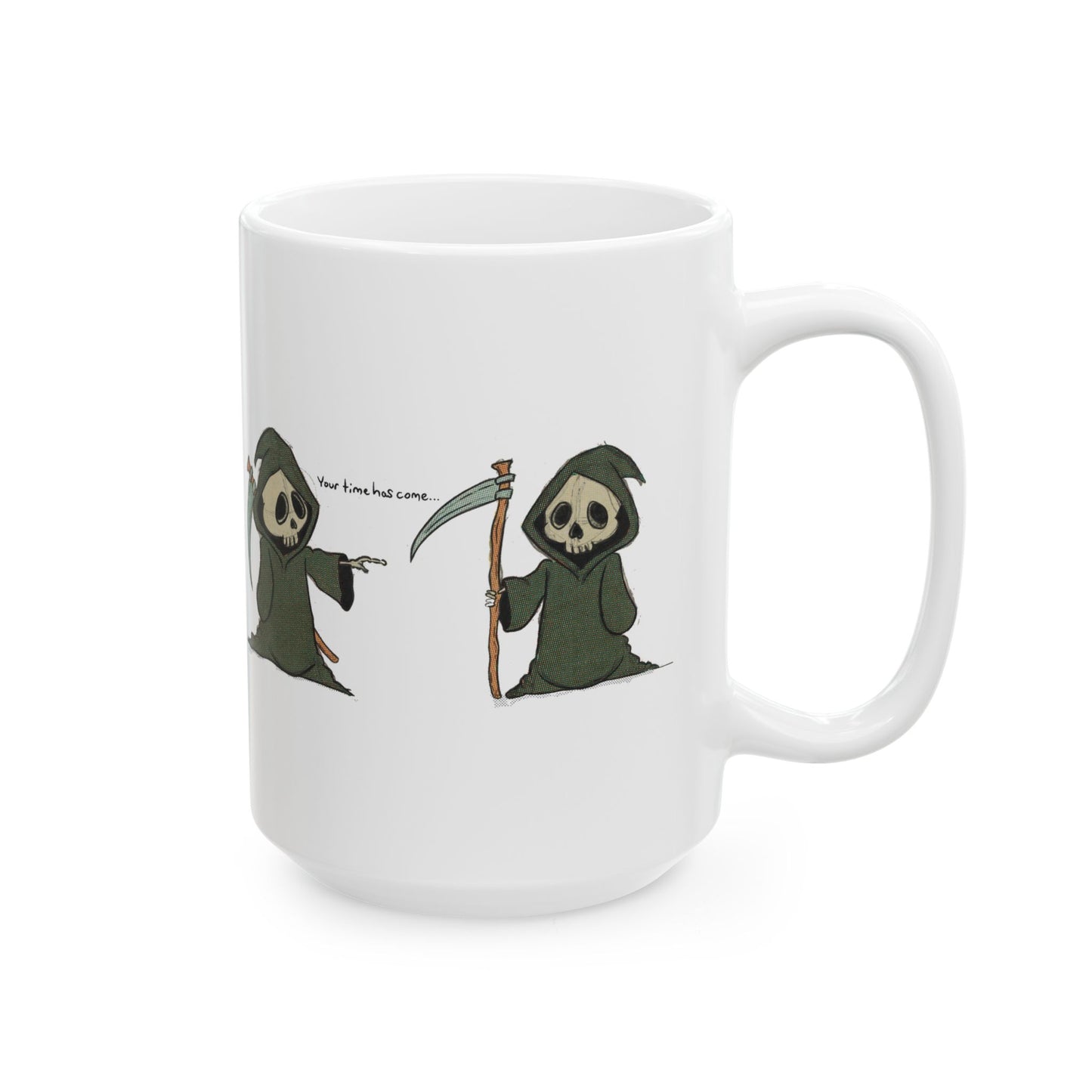 Mug - Cartoon Grim Reaper Design