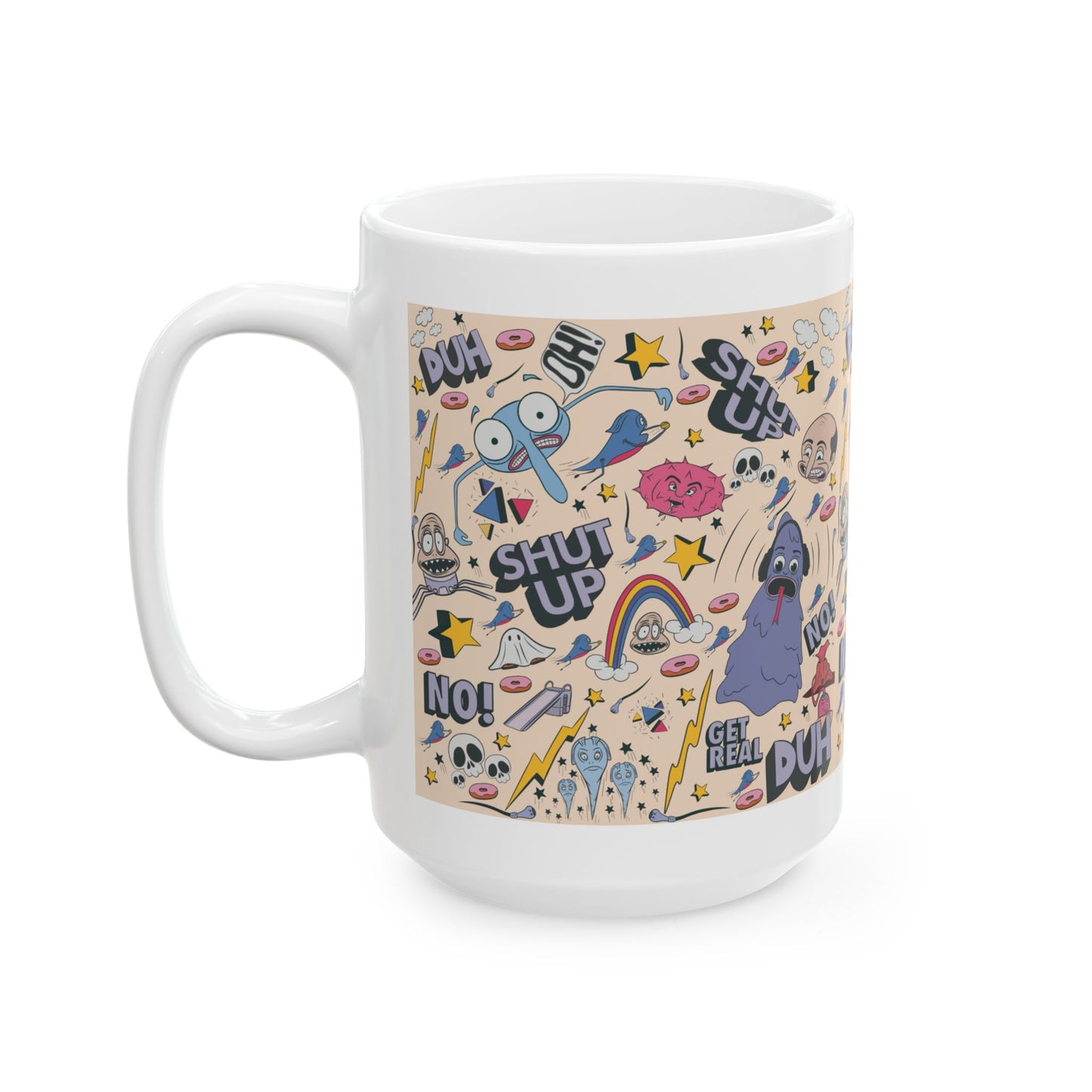 Fun Design Ceramic Mug, (11oz, 15oz)