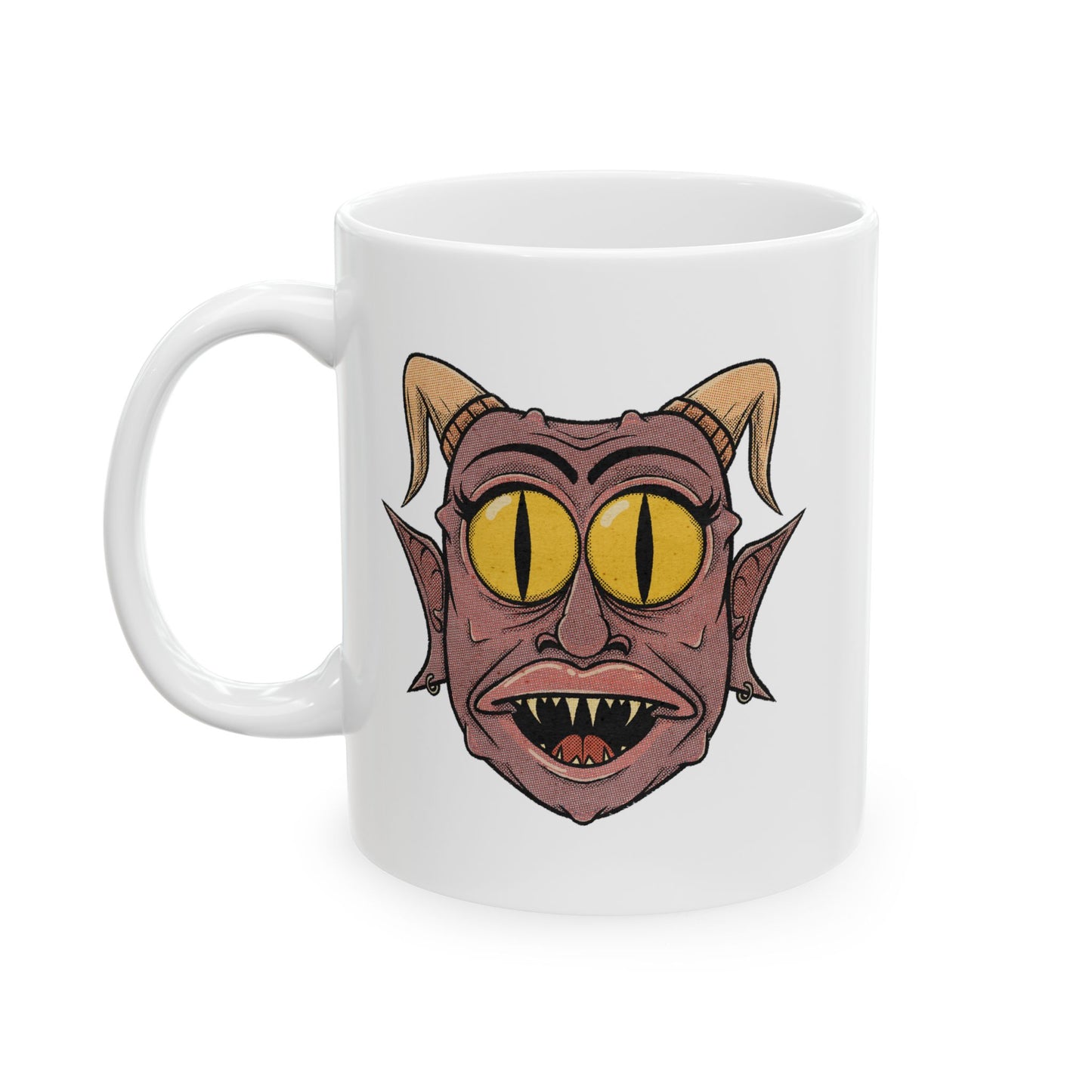 Mug - Cartoon Demon Head Design