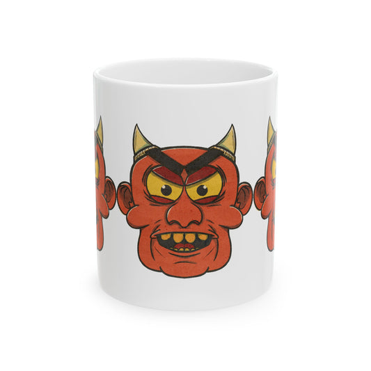 Mug - Cartoon Demon Head Design