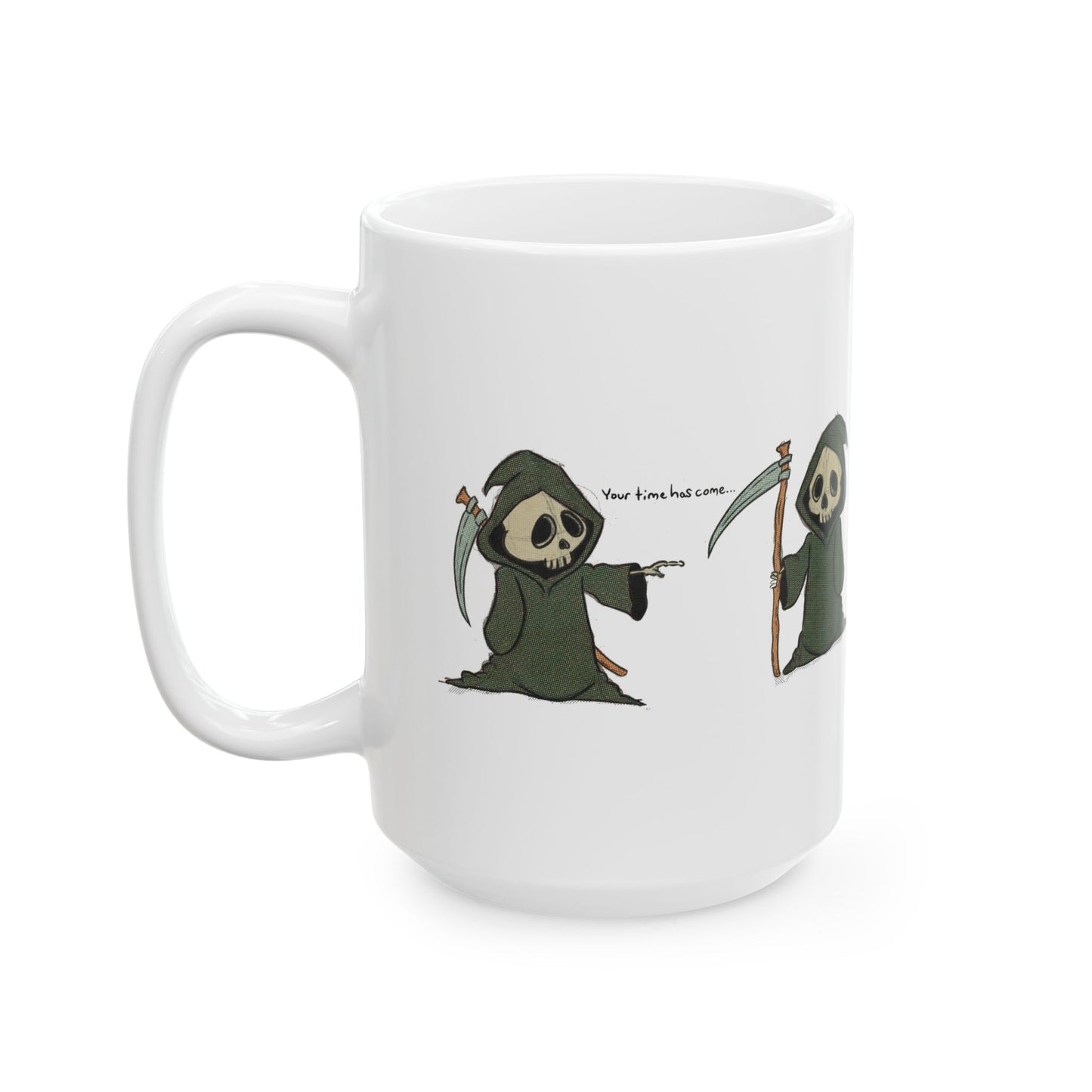 Mug - Cartoon Grim Reaper Design