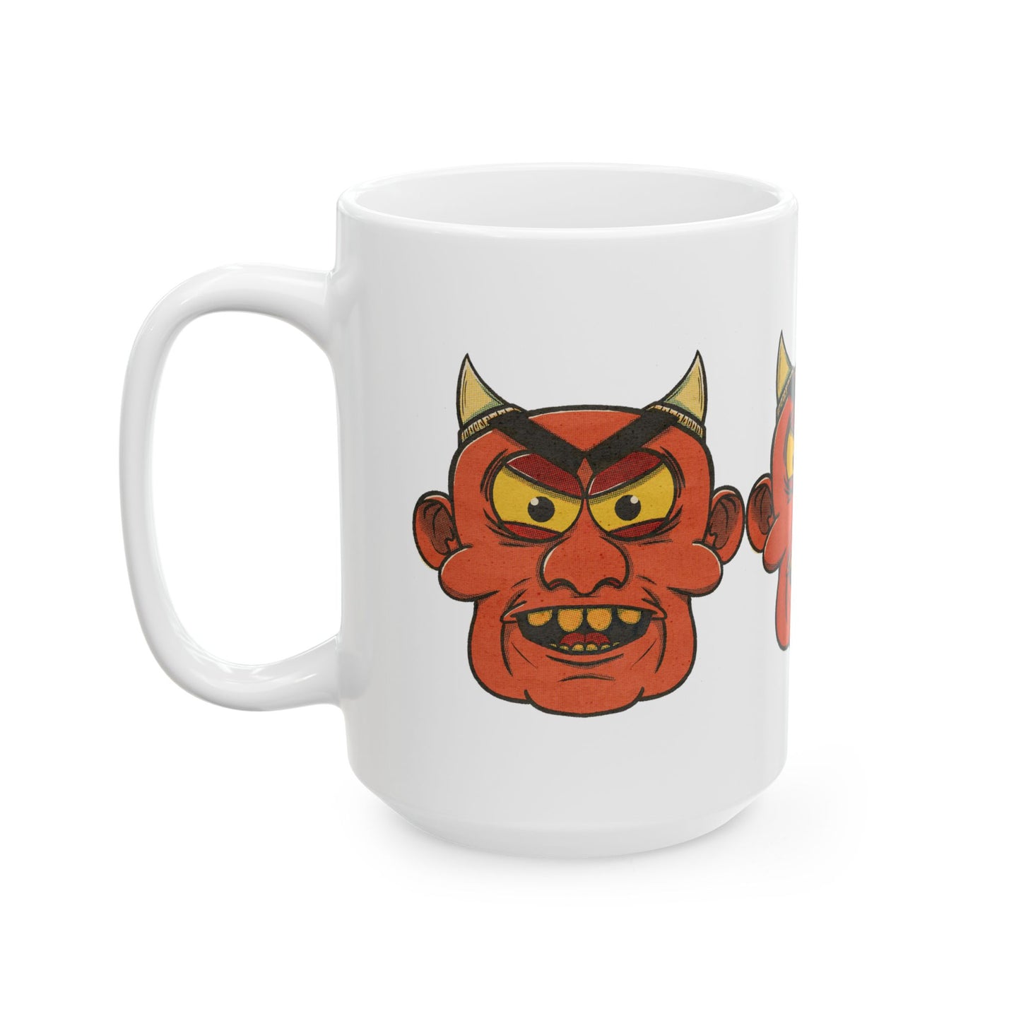 Mug - Cartoon Demon Head Design