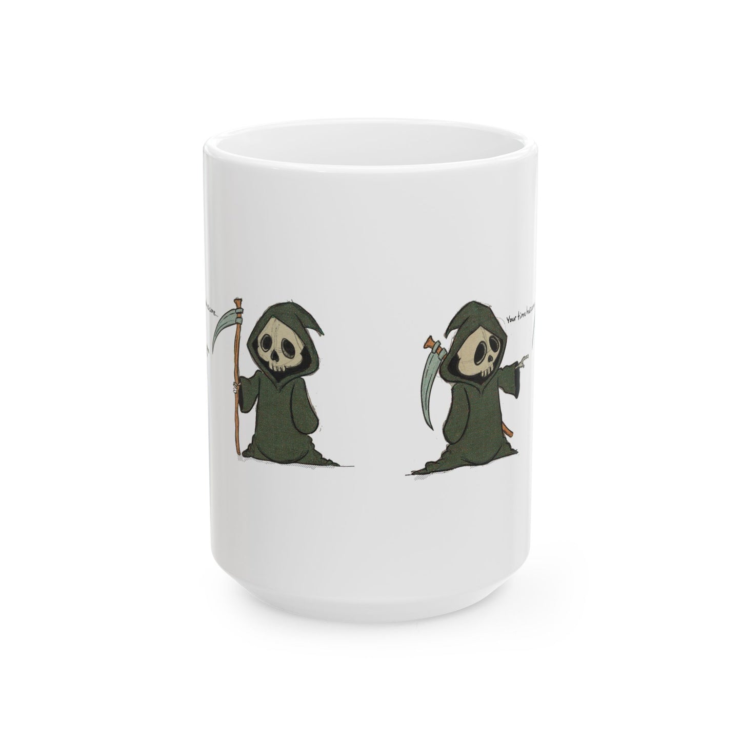 Mug - Cartoon Grim Reaper Design