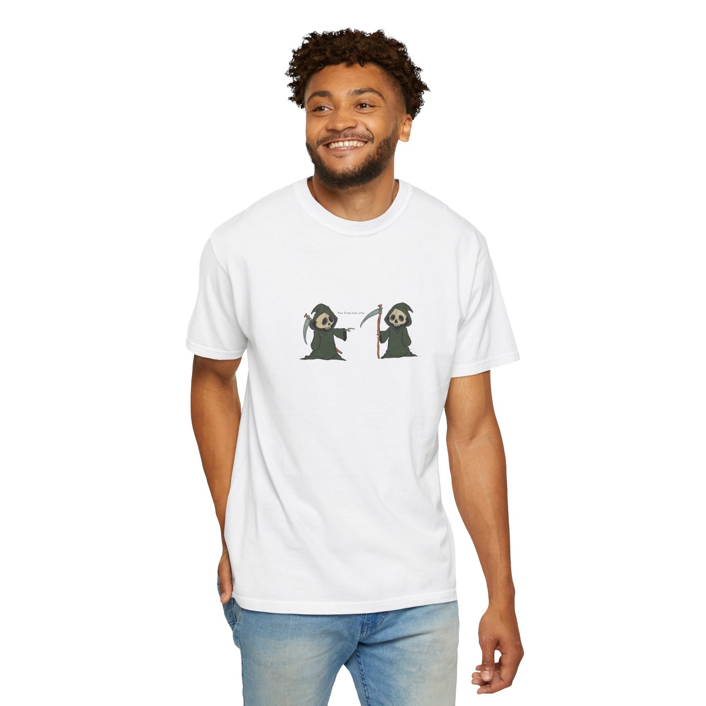 Cartoon Grim Reaper T-shirt