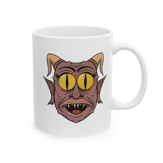 Mug - Cartoon Demon Head Design