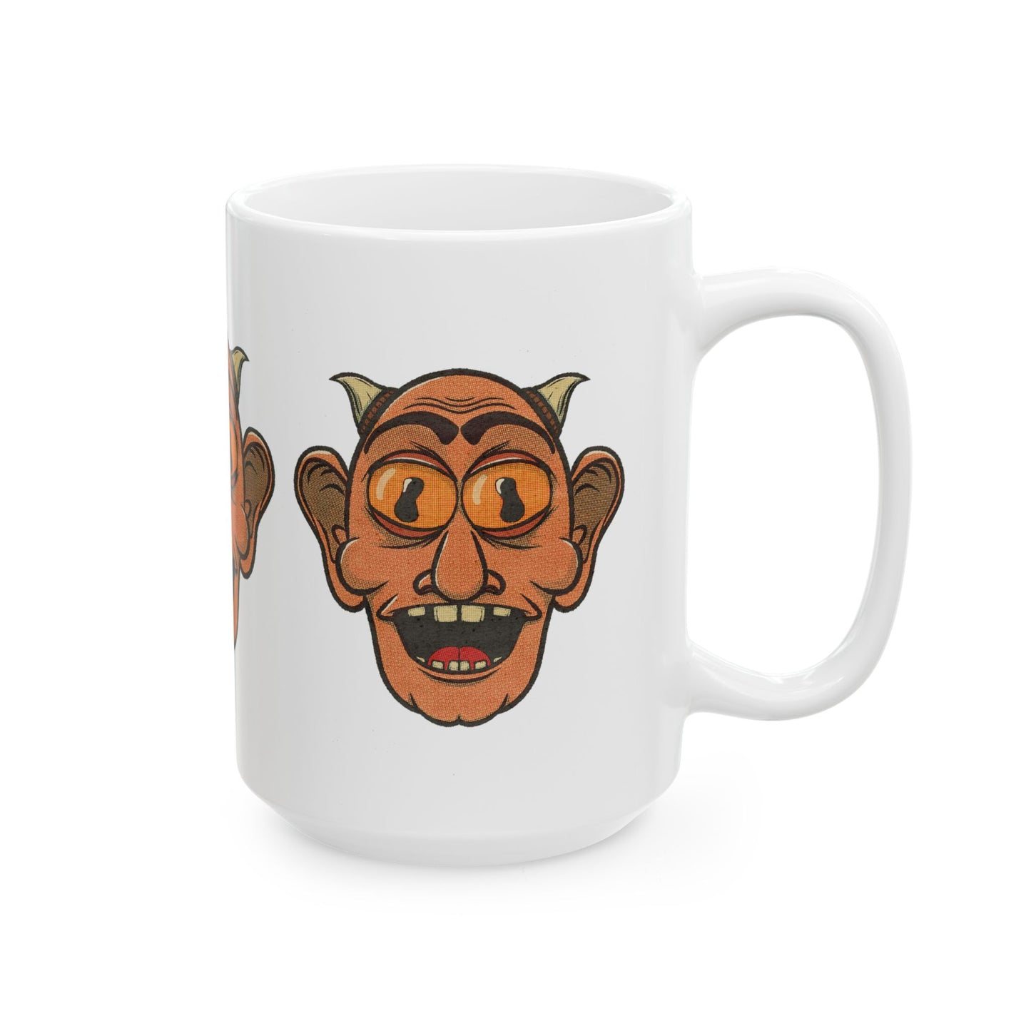 Mug - Cartoon Demon Head Design